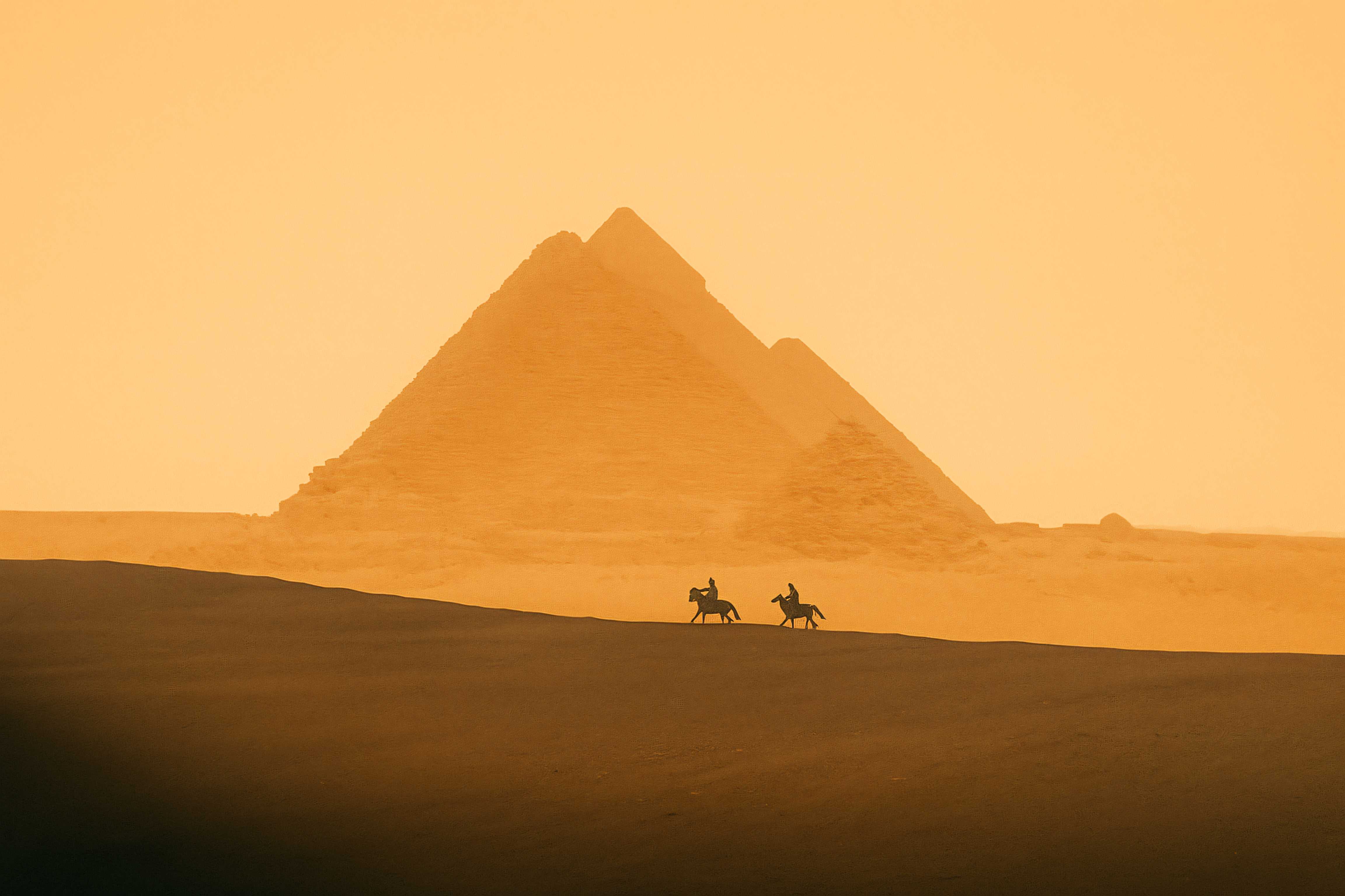Egyptian desert landscape with camels - Explore Egypt tours and desert safari adventures with Mo's Experiences